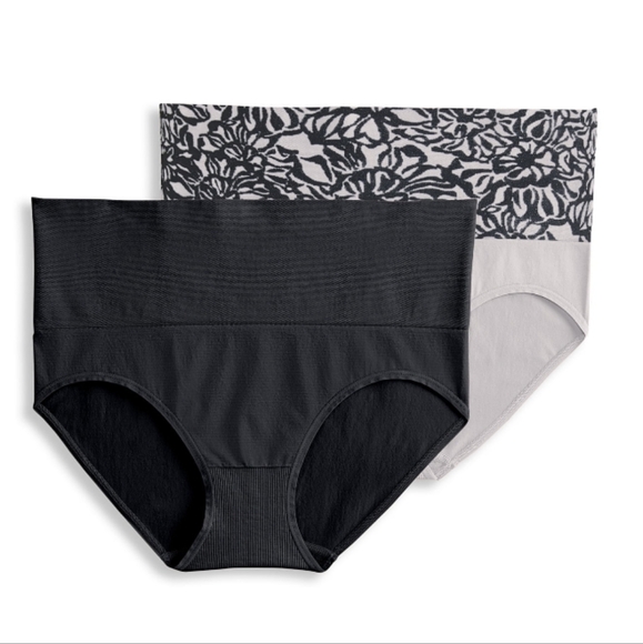 XXL Jockey Essentials Women's Seamfree Slimming Brief Panties,Cooling Shapewear - Picture 3 of 5